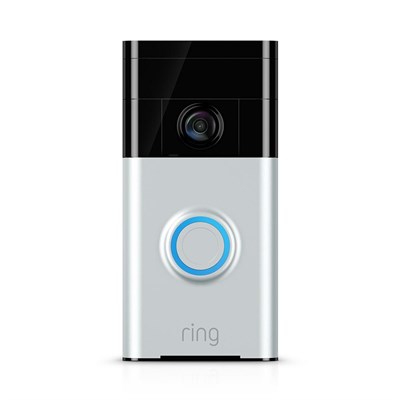 Ring 720P Wi-Fi Video Wired and Wireless Smart Door Bell Camera, Works with Google Home and Alexa